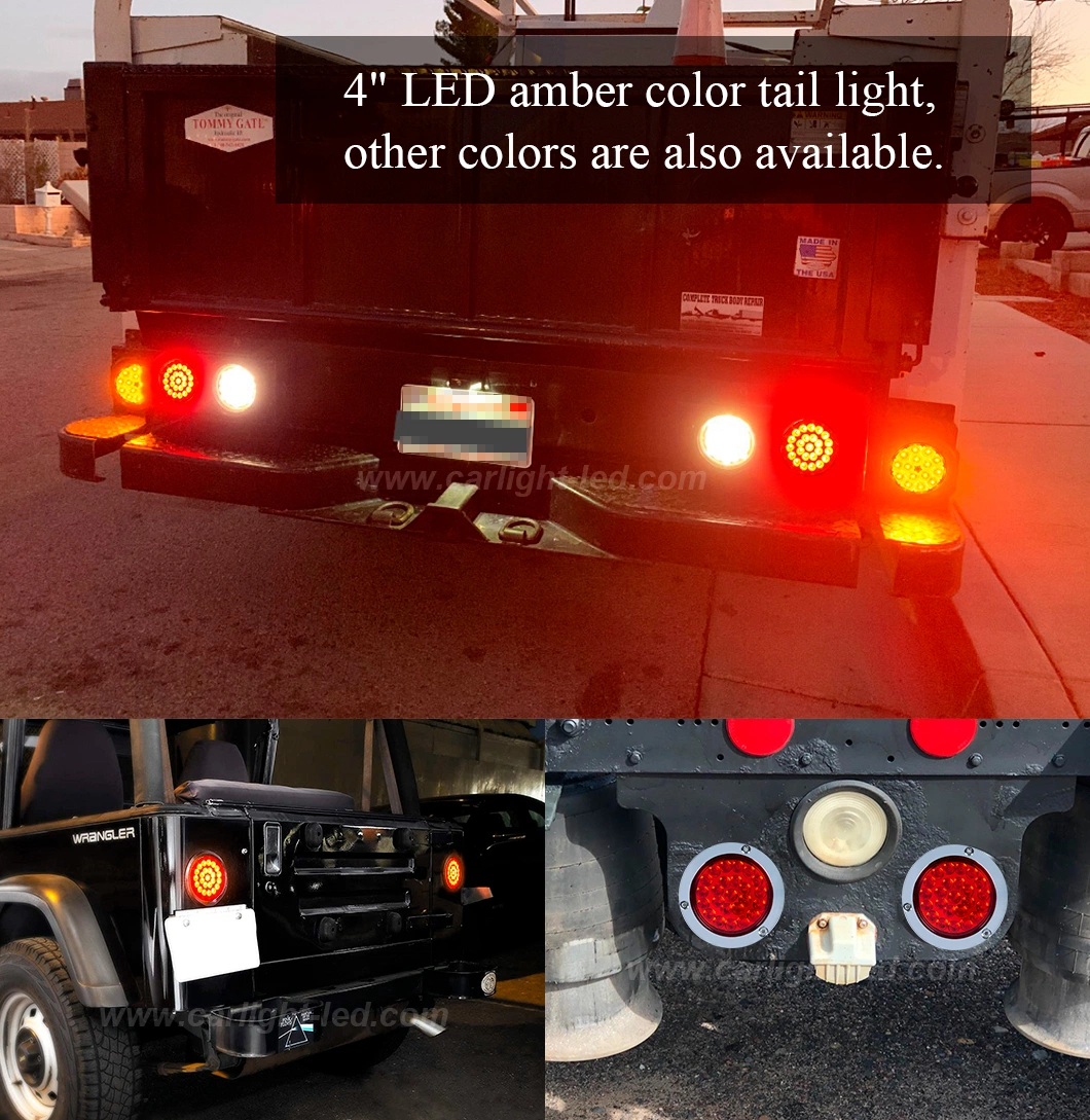 LED Rear Light Tail Light Brake Stop Turn Reverse Light for Truck Trailer Tractor RV Ship Yacht