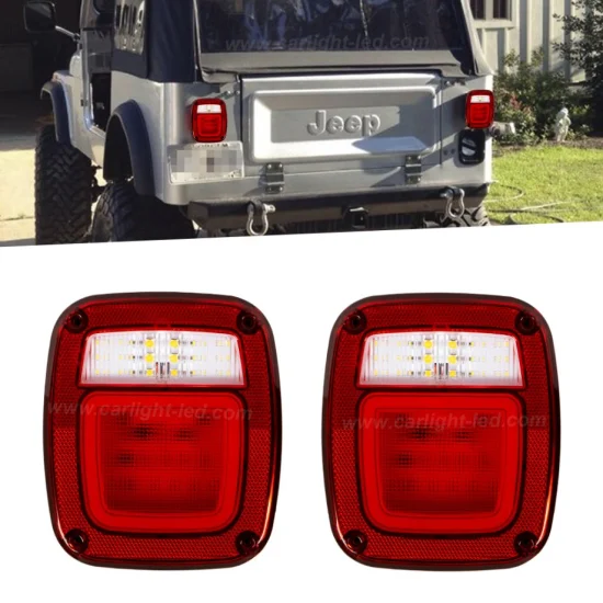 Задний номерной знак стоп-сигнала для Jeep Wrangler Cj, Tj, Yj, Jk